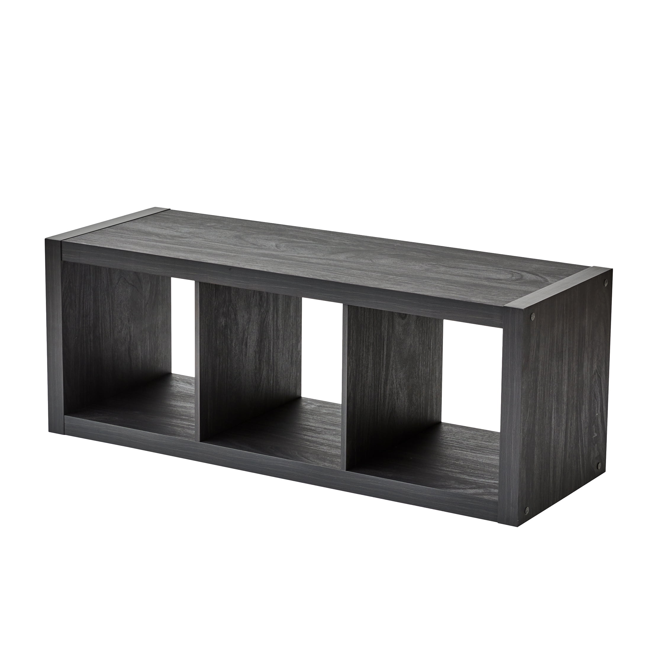 Better Homes & Gardens 3 Cube Storage Organizer, Charcoal