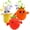 Yellow, variant on Interactive Musical Sensory Plush Toy, Dual Gameplay Modes Touch Activated Music Toy, Soft Fruit Design Interactive Toy for Birthday Christmas Gifts