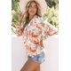 thumbnail image 3 of ABPHQTO Blusa de manga larga cruzada con estampado floral para mujer, 3 of 5