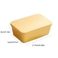 thumbnail image 3 of Bento Lunch Box | Stackable Meal Prep Container for Adults | Microwave Freezer Dishwasher Safe | Reusable and Lightweight | Odorless PP Material | 21.5x14x8cm | Multiple Colors | 1-Pack, 3 of 6