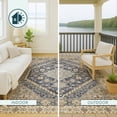 thumbnail image 4 of Addison Rugs Chantille Indoor/Outdoor Traditional Global Navy Machine Washable Rectangle Rug, 10' x 14', 4 of 8