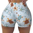 thumbnail image 2 of Fotbe Sea Turtle Shorts Sin Costuras – Shorts Deportivos de Cintura Alta para Mujer, Elásticos para Gimnasio, Yoga, Running o Ciclismo-X-Large, 2 of 8