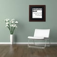 thumbnail image 3 of Trademark Fine Art "Just My Type II" Canvas Art by Color Bakery Black Matte, Wood Frame, 3 of 4