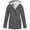 Grey_1, variant on Raincoat for Women Warm Winter Fleece Lined Hooded Zip-Up Coats Outdoor Waterproof Windbreaker Rain Jacket
