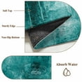 thumbnail image 6 of Teal Large Area Rug 8x10 FT, Non Slip Living Room Throw Carpet, Retro Oil Painting Modern Abstract Art Aesthetics Washable Soft Indoor Outdoor Carpet Non-Shedding Rug for Bedroom Dining Room, 6 of 9