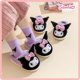 thumbnail image 3 of Zapatillas Kawaii Sanrio Cinnamoroll Kuromi para niños, pantuflas cálidas, lindas, My Melody, terciopelo Coral, algodón, hogar, niña, Invierno, 3 of 4