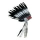 thumbnail image 1 of Tocado de plumas artificiales para disfraz de juego de rol, sombrero para actuación escénica, 1 of 10