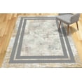 thumbnail image 2 of Gray Rugs, Flat Rug, Soft Tones Rug, Modern Rugs, Minimal Rug, Indoor Rug, Custom Rug, Non-Slip Carpet, Nursery Rug, Gift For The Home, 3.3'x5' - 100x150 cm, 2 of 4