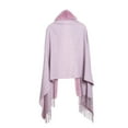 thumbnail image 6 of Prolriy Shawl Wraps for Women Solid Color Imitation Single Color Hanging Hair Fashion Scarf Versatile and Warm Scarf for Women Scarf for Women Pink, 6 of 6