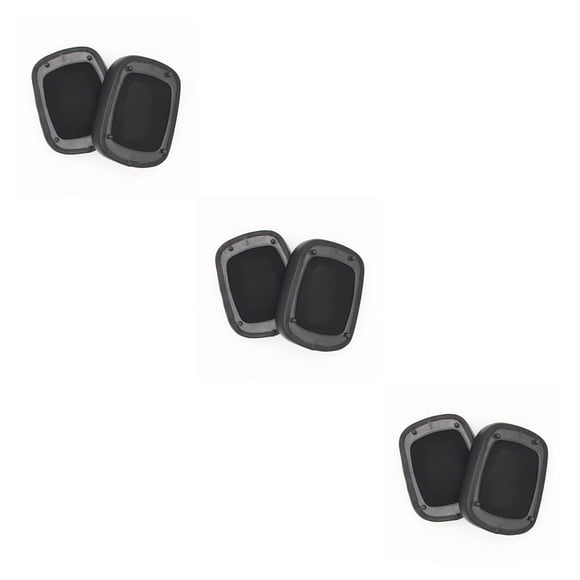 Inteprter Almohadillas rectangulares para los oídos, almohadillas para auriculares, esponja en la oreja, funda para orejeras, repuesto de pieza Type1