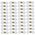 thumbnail image 4 of ibasenice 100Pcs Silicone Eyeglass Chain Fixing Rings Golden Adjustable Non Slip Eyeglass Cord Holder, 4 of 8