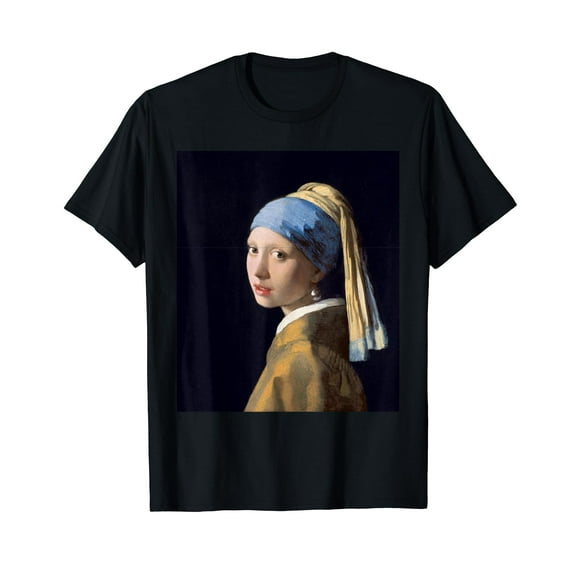 Girl with a Pearl Earring by Johannes Vermeer T-Shirt