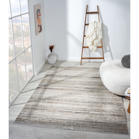 United Weavers Nelson Lalit Modern Abstract Accent Rug, Beige, 1'10" x 3'