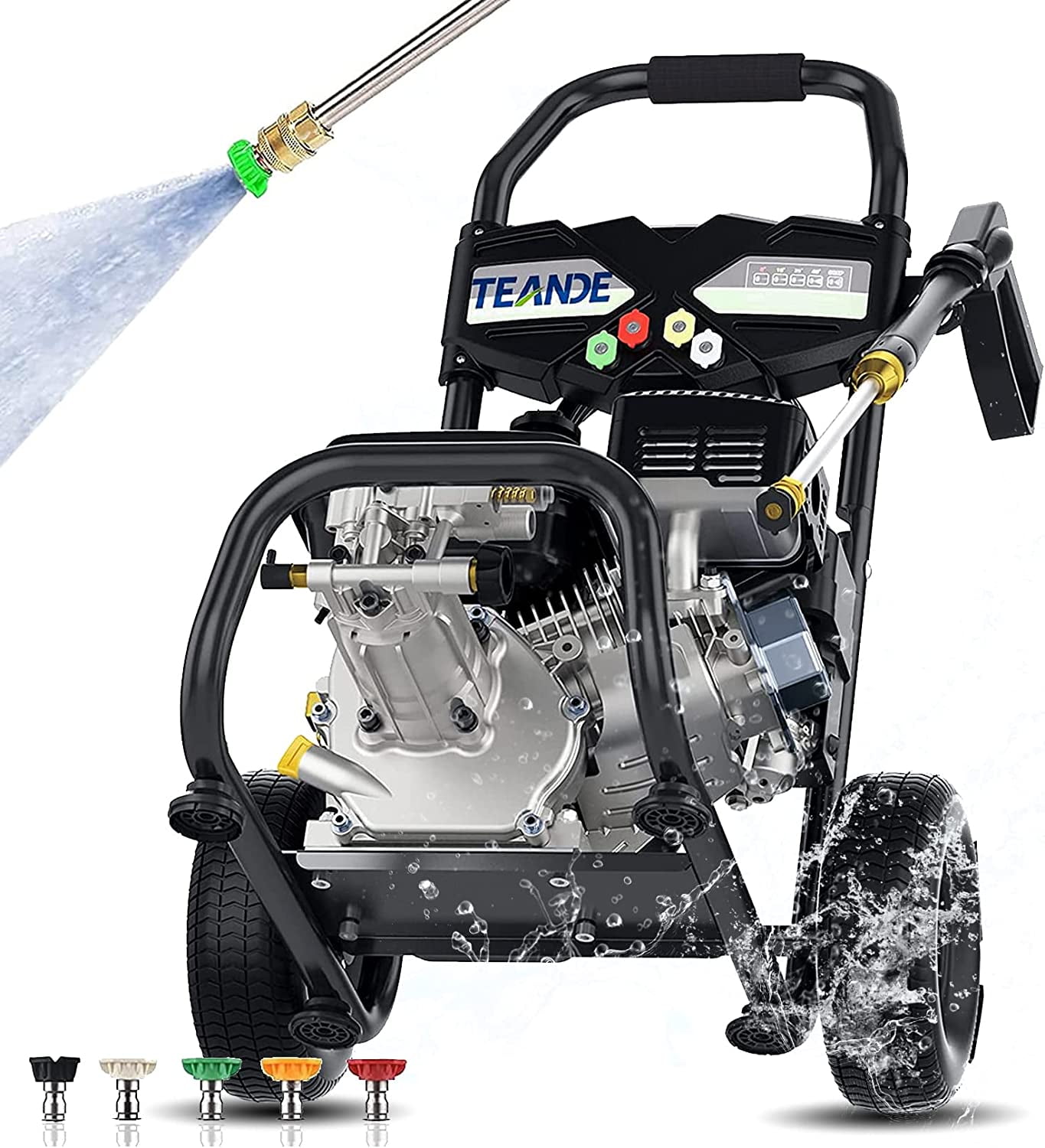 Gas Pressure Washer 2.6GPM Commercial Power Washer Gas Powered, 212cc