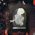thumbnail image 1 of Etiqueta de la pared del marco de fotos 3d espejo fantasma adorno con luz escultura decoración de Halloween hombre, 1 of 3
