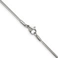 thumbnail image 3 of Chisel Stainless Steel Polished 1.5mm 18 inch Snake Chain, 3 of 4