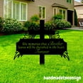 thumbnail image 2 of Handmadetneonsign Loss Of Brother Memorial Stake, Garden Plaque, Sympathy Gift, Cemetery Plaque 71577, 2 of 4