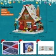 thumbnail image 5 of NEW Christmas Gingerbread House Building Block Set with Led Light,Winter Holiday Decoration Toys Children Gifts, 5 of 8