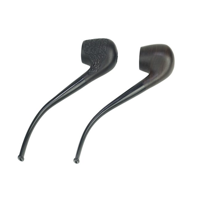 Juego de Pipas para Fumar de Alta Gama, Pipa de Tabaco clásica Curva con Accesorios, Pipa de Madera Creativa para Tabaco con limpiapipas ShuxiuWang 1327537033202