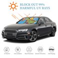 thumbnail image 6 of Kdxio Funny Dinosaurs Pursue a Meat Print Windshield Sun Shade, Foldable Sun Blocker for Car,Truck,SUV Automotive Interior Sun Protection,Reflective Shade for Front Windshield(Medium), 6 of 7