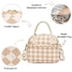 thumbnail image 5 of Lonchera Aislada CAMTOP Bolsa Térmica para Mujer 9.4L Marrón-Blanco, 5 of 9