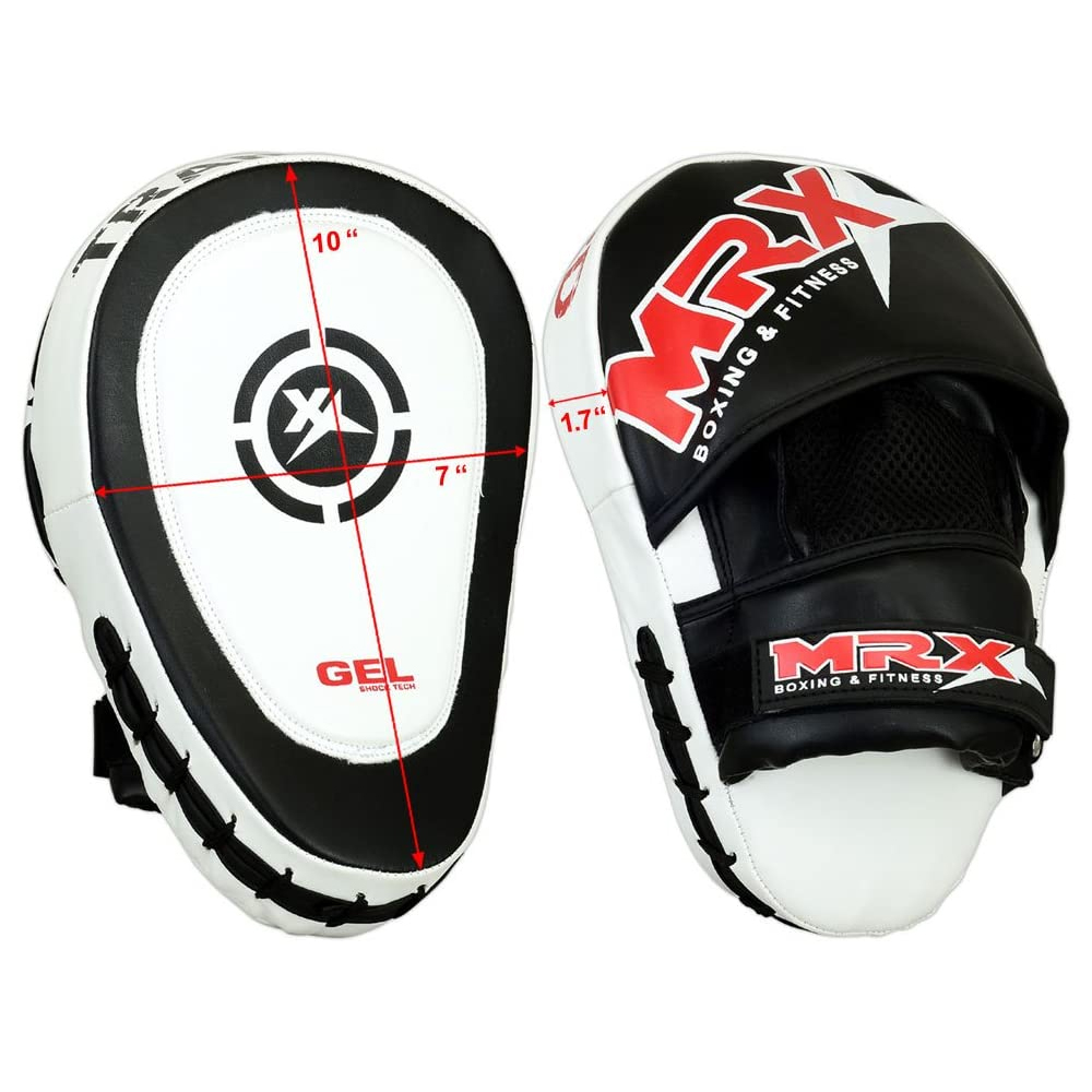 MRX Boxing Hook & Jab Pads MMA Focus Punching Mitts Training kickboxing