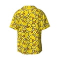 thumbnail image 7 of Kdxio Men's Hawaiian Shirt for Men Short Sleeve Shirt Ducky Cartoon Animal Yellow Summer Casual Holiday Beach Button Down T-Shirts, 7 of 7