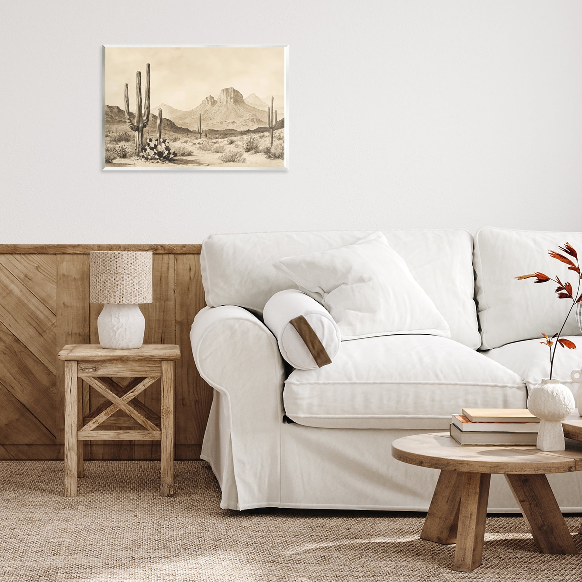 Stupell Industries Arizona Desert Vista Wall Plaque Art, design by Petal Prints Design