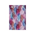 thumbnail image 1 of Abstract Art Hanging Pocket Organizer, Watercolour Overlapping Oval Shapes in Various Pastel Tones Aquarelle, Printed Polyester Storage Bag with Pockets, 14" x 20", Coral Fuchsia Blue, 1 of 2