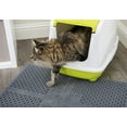 thumbnail image 3 of Petlinks Purr-Fect Paws Cat Litter Mat,Large, Gray, 3 of 4