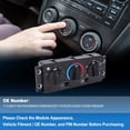 thumbnail image 3 of Módulo de panel de control del calentador de aire acondicionado Unique Bargains para Mack CHU612 08-18 Unidad de temperatura HVAC No. 111226/21169150/20909401/20992943/25110700/351320261, 3 of 7