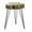 Gold Tree Trunk Solid Round 19" x 19" x 26", variant on DecMode 19" x 26" Gray Magnesium Oxide Tree Trunk Accent Table with Black Metal Hairpin Legs, 1-Piece