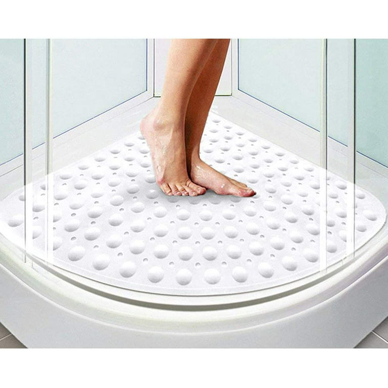 Foot Massage Shower Mat Non Slip Round Bathroom Suction Cups Bath PVC  Rubber UK