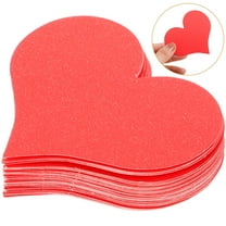 HONMEET Valentine's Day Blank Card Paper Heart Shape Cards for Parties 100Pcs