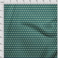 thumbnail image 3 of oneOone Silk Tabby Dark Teal Blue Fabric Halloween Sewing Fabric By The Yard Printed Diy Clothing Sewing Supplies 42 Inch Wide, 3 of 4