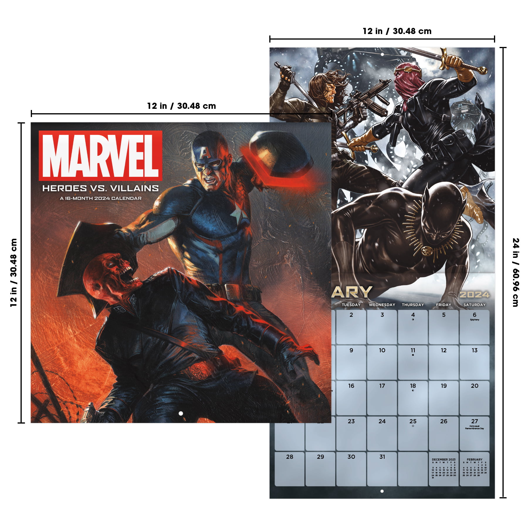 Achetez Calendrier Marvel Superheroes 519717