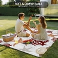 thumbnail image 4 of Brown Starfish Coastal Outdoor Rug 3x5 Ft - Reversible Patio Rug Outdoor Camping Rugs, Coral Nautical Summer Ocean Washable Indoor Outdoor Area Rugs, Non-Slip Outdoor Carpet Runner for Deck/Porch, 4 of 8