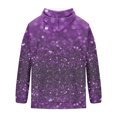 thumbnail image 3 of Men’s Pullover Hoodie Christmas Tree Print Long Sleeve Casual Hooded Sweatshirt Loose Fit Holiday Graphic Top Purple 2XL, 3 of 4
