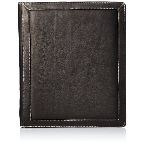 Piel Leather Three-Ring Binder Bl Black One Size
