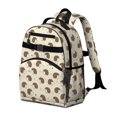 thumbnail image 2 of Hedgehog and Diamond White Pattern Cute School Backpack Bag for School with Padded Back and Adjustable Shoulder Straps 15.25"x11.5"x5.25", 2 of 5