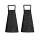 thumbnail image 1 of Delantal de cocina de chef cómodo y duradero, delantal de tela compuesta tres en uno impermeable con bolsillos para hombres y mujeres, paquete de 2, delantales con pechera ajustables para un amplio, 1 of 8