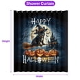 thumbnail image 5 of Happy Halloween French Bulldog Witch Pumpkins Bats Shower Curtain Dog Lover Gifts Waterproof Bathroom Bathtub Curtain - 13012, 5 of 5