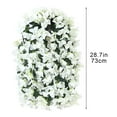 thumbnail image 2 of Artificial Bougainvillea Vine Garland, 6 Foot Faux Flower Hanging Decor with 12 Branches, UV Resistant Fake Flowers for Outdoor Wall Fence Patio Wedding Garden Party Decoration, 2 of 7