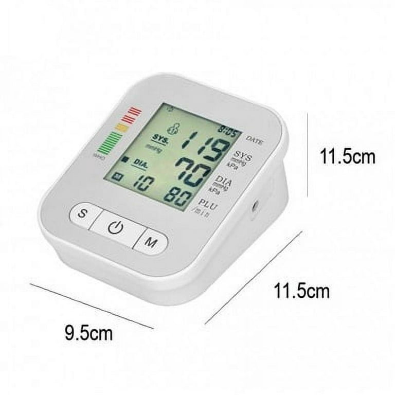 Blood Pressure Monitors,Blood Pressure Machine Upper Arm with Extra Large  Cuffs 8.7-17 inches,LCD Screen Automatic Digital BP Monitor for Home Use  and Travel Use(Off-White) - No Voice Function - Yahoo Shopping