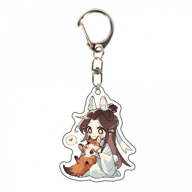 LLavero de Anime Tian Guan Ci Fu para niño, oficial del cielo, bolso de muñeca de bendición, colgante, llavero de joyería, regalo para fanáticos, exhibición de escritorio, Orname