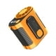 thumbnail image 2 of Ventilador de cintura con clip, recargable, ajustable, con flujo de aire fuerte, linterna, ventilador de cinturón portátil Naranja, 2 of 9