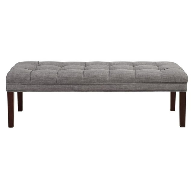 Banc Moderne Touffeté à Prix Réduit en Gris Ardoise