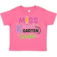 thumbnail image 3 of Inktastic Miss Kindergarten Cutie with Pencil and Stars Girls Toddler T-Shirt, 3 of 5