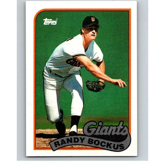 1989 Topps Baseball 733 Randy Bockus San Francisco Géants
