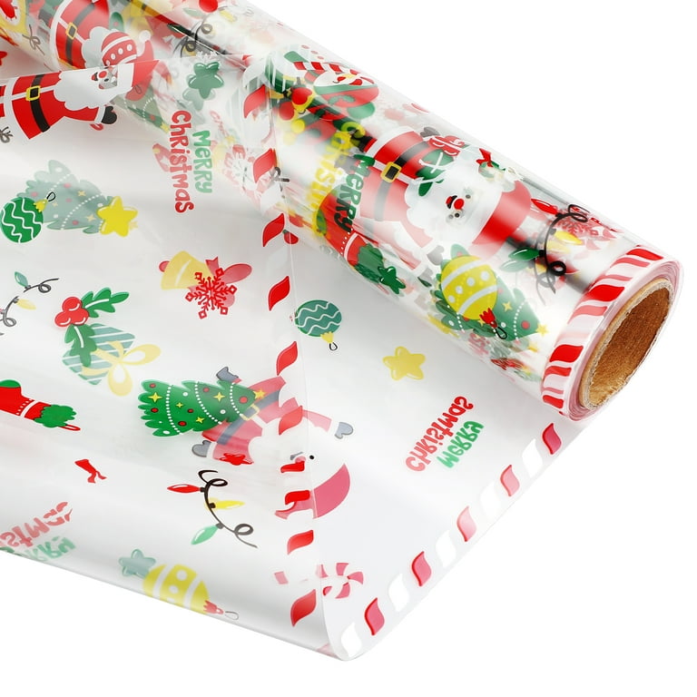 Santa Claus Gift Wrap Paper Flat Sheet 6pcs/Roll Xmas – WrapaholicGifts